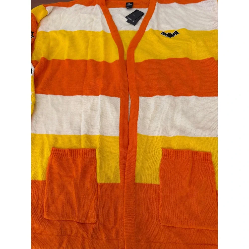 Disney Her Universe Halloween Candy Corn Mickey Minnie Cardigan Plus Size 5 NEW